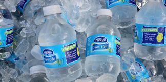 nestle water bottles